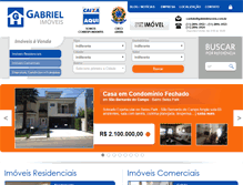 Tablet Screenshot of gabrielimoveis.com.br